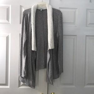Grey cardigan